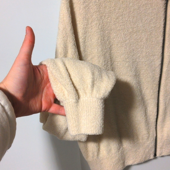 Spiritual Gangster zip up sweater, Cream, medium - Picture 6 of 6